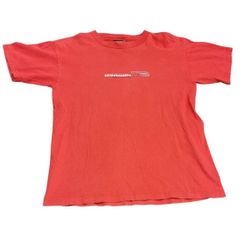 Vintage 2000 Y2K Dragon Ball Z Licensed T-shirt Red Size Medium