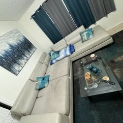 Sectional Leather Couch