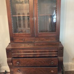 Antique Hutch Plus Desk