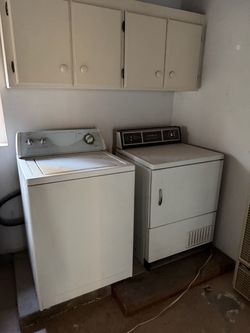 Washer and dryer