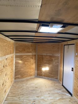 Brand new enclosed trailer 7x14TA2 blackout edition with warranty and ready for you to start your business Thumbnail
