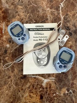 2 Omron pocket pedometers