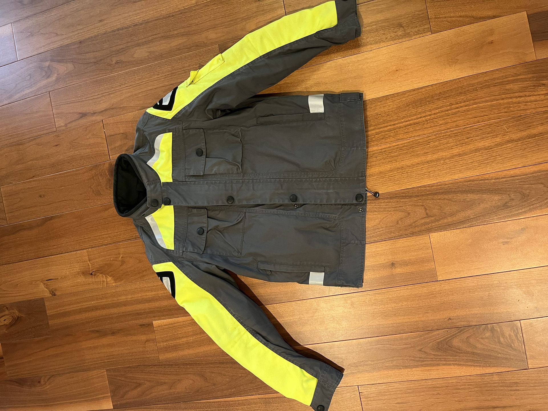 BMW NeonShell Jacket Grey/Neon size 48