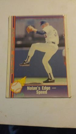 Nolan Ryan baseball card