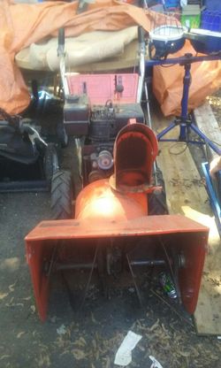 Heavy duty snow blower needs work