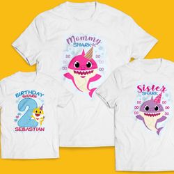 Baby Shark Birthday Shirts 