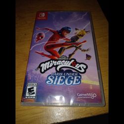sealed copy of  Miraculous paris undern siege for Nintendo switch 