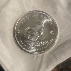 Tube of 20 Silver Krugerrands