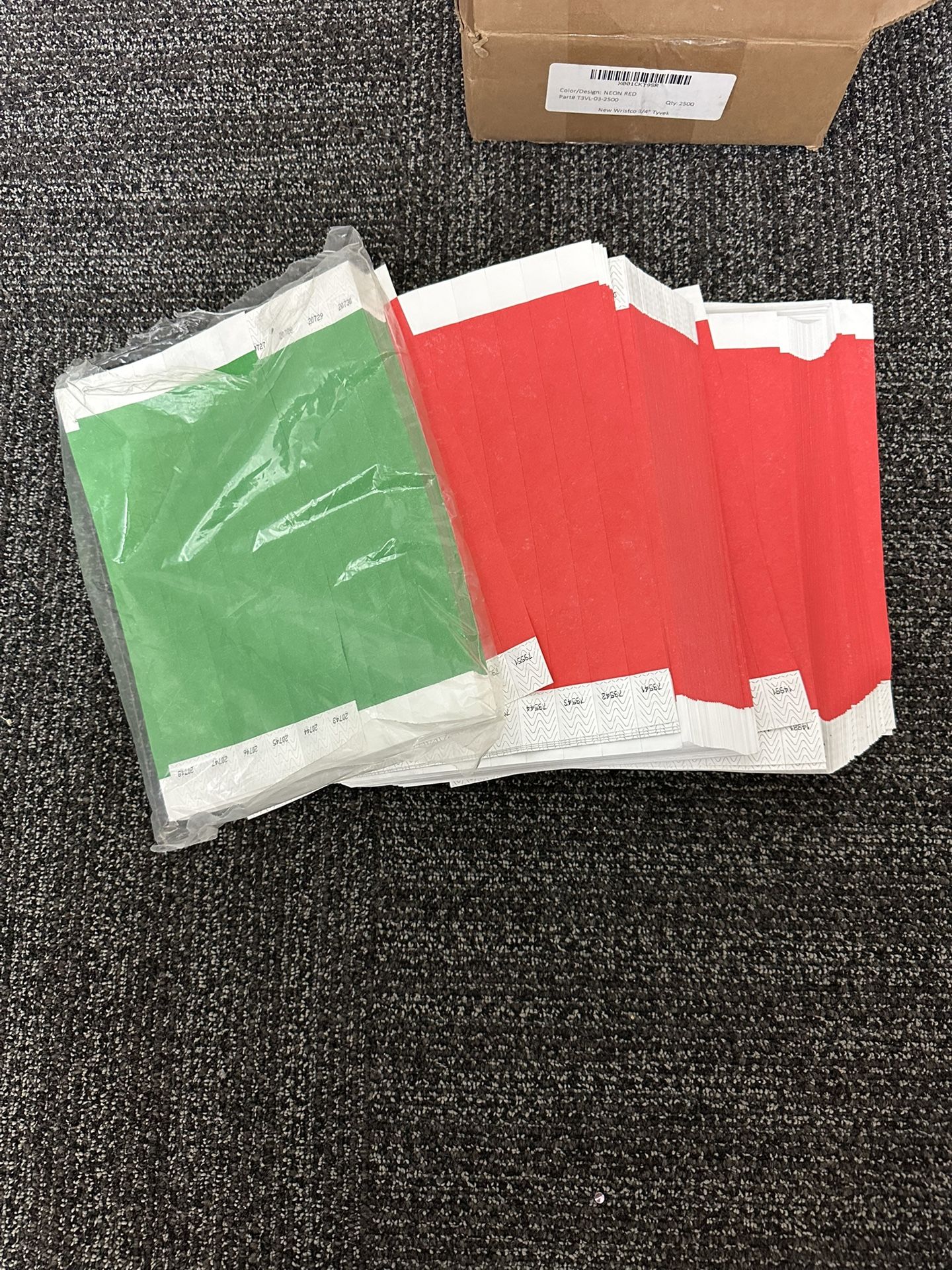Tyvek Wristbands For Events Tickets