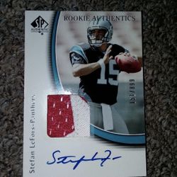 Stefan LeFors Autograph And Games Worn Card 151/899