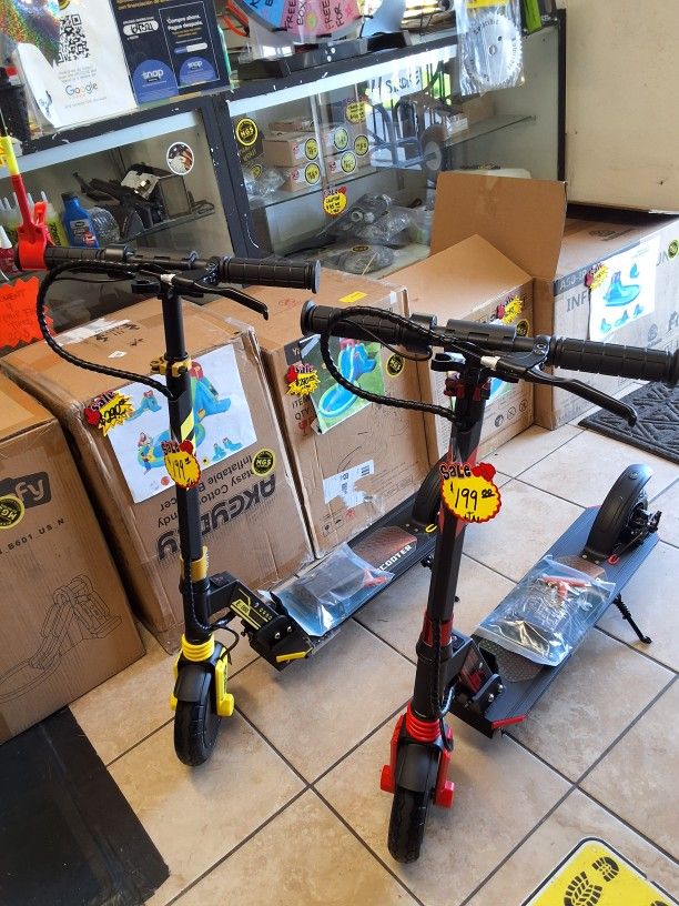 Electric Scooters Brand New. For Kids. Only $199 Or Make $20 Monthly Payments