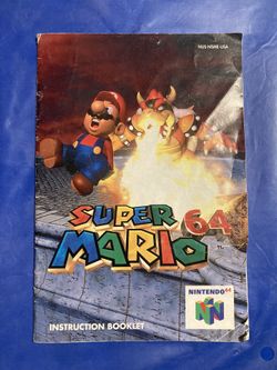 Super Mario 64 Instruction Booklet