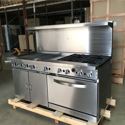 NSF 60 ins gas oven range made in USA
