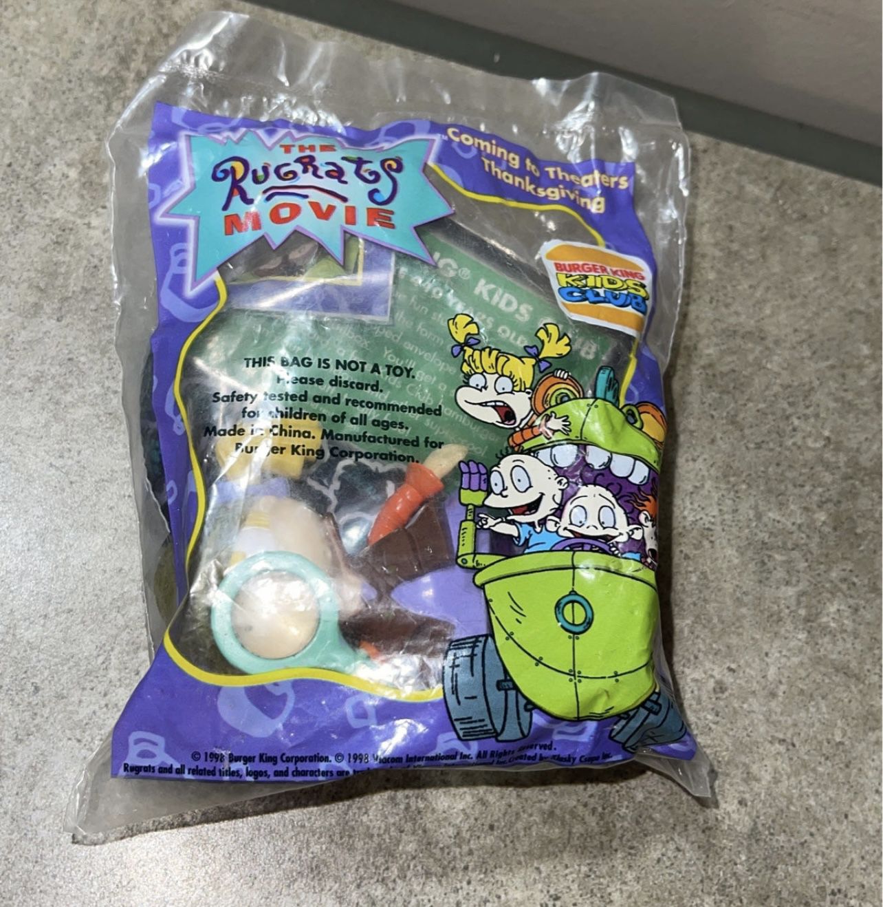1998 Burger King Kids Meal Toy Nickelodeon Rugrats Movie Angelica the Detective
