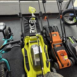 ryobi weedeater and mower bundle 