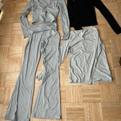 grey set with 2 other long sleeves 