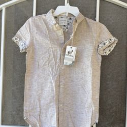 Denim & Flower Kids Shirt Size 11/12