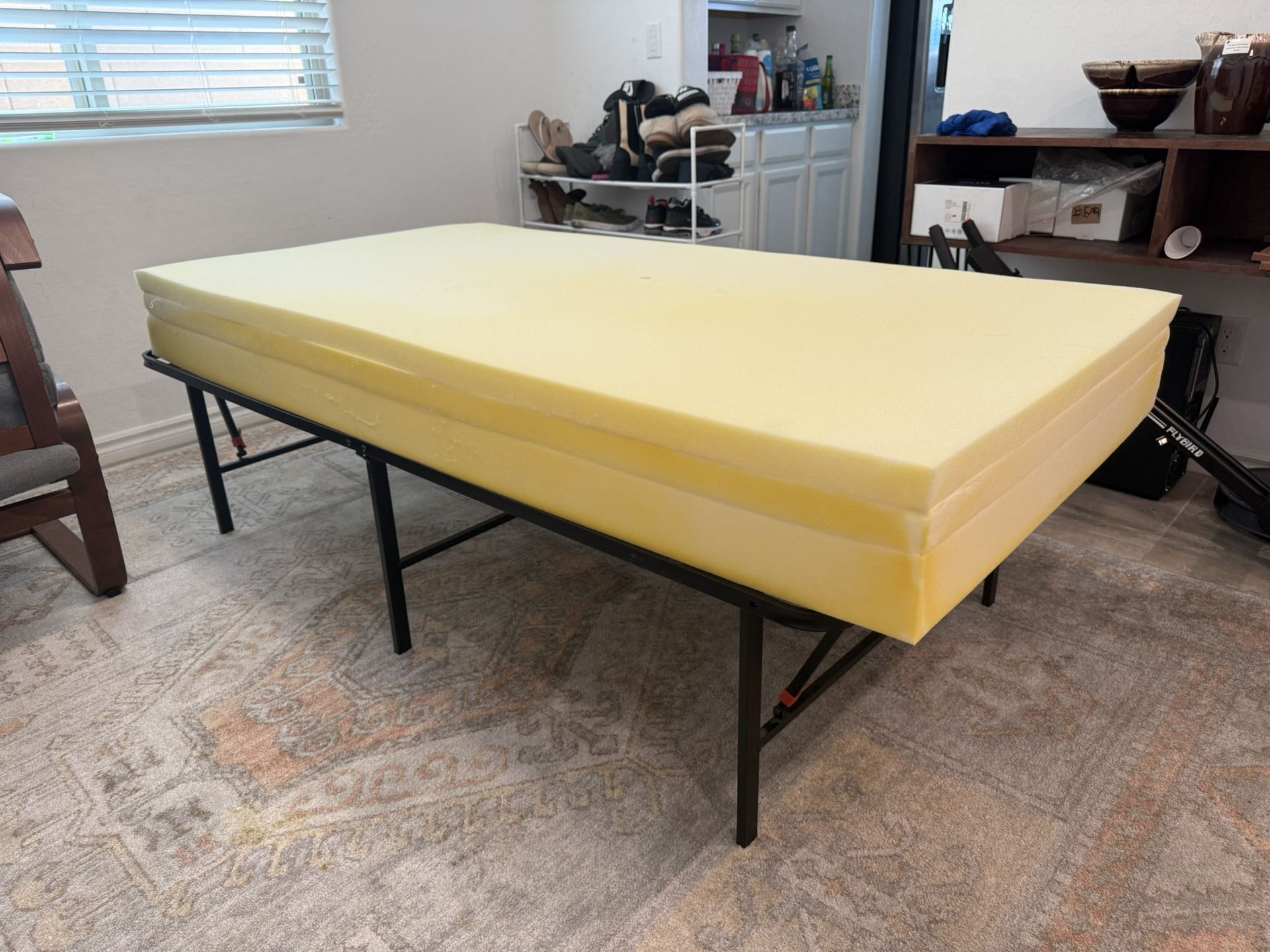Twin Novafoam Bed And Frame