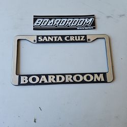 License Plate Cover And Sticker