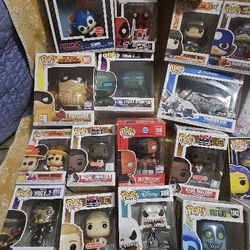 Funko Pops! Marvel, Anime, TV And Movies