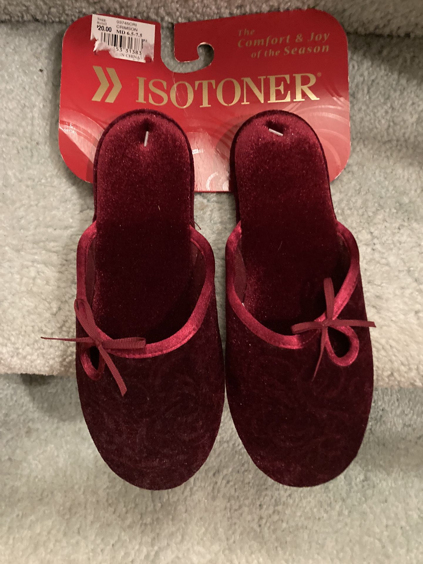 NEW Ladies Holiday Evening Slippers