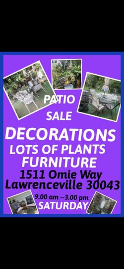 Patio And Decorecion Sale