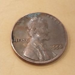 1956 One Cent Penny, FREE SHIPPING 