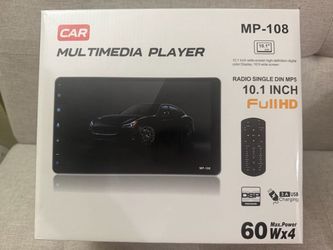 10.1" Single DIN Car Multimedia Player (MP-108) – Full HD Touchscreen, DSP, Wireless Phonelink & Mirror Link