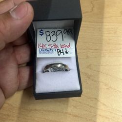 Plain Band 14 K 5.8 Grams Size 12