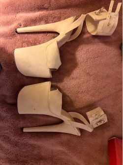 Pleasure flamingo stripper heels
