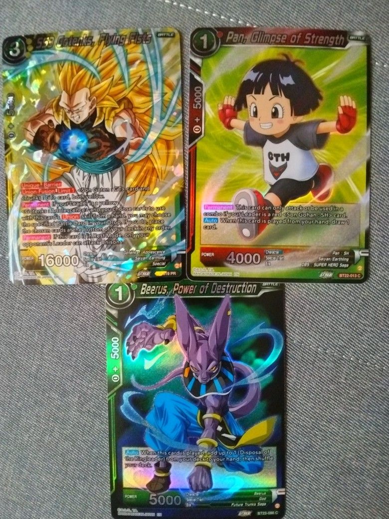 Dragon Ball z Cards