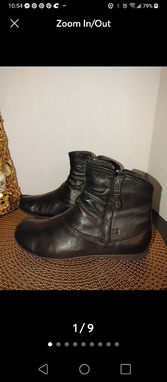 Josef Seibel Naly 24 Leather Boots Size 41