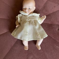 Antique Bisque Porcelain Baby Doll