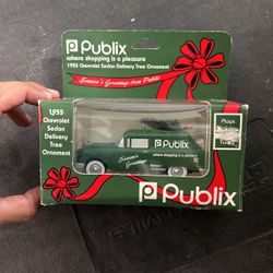 Publix 1955 Chevrolet Sedan Delivery Christmas Ornament Vintage