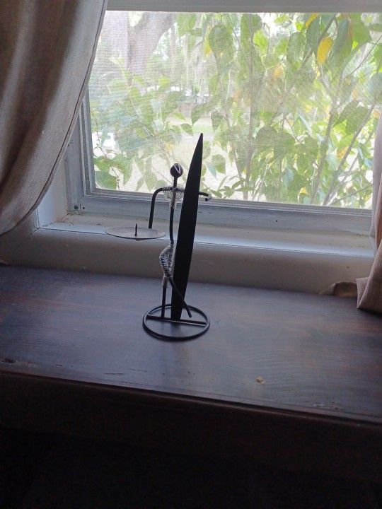 Notart Art Gallery | Creative African Tribal Lady Candle Holders, Tribal Lady Candle Holder Centerpieces, Iron Candlestick Holders for Home, Bar,Dinin