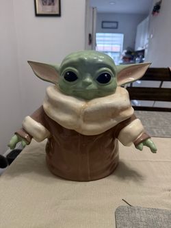 Baby Yoda Cookie Jar