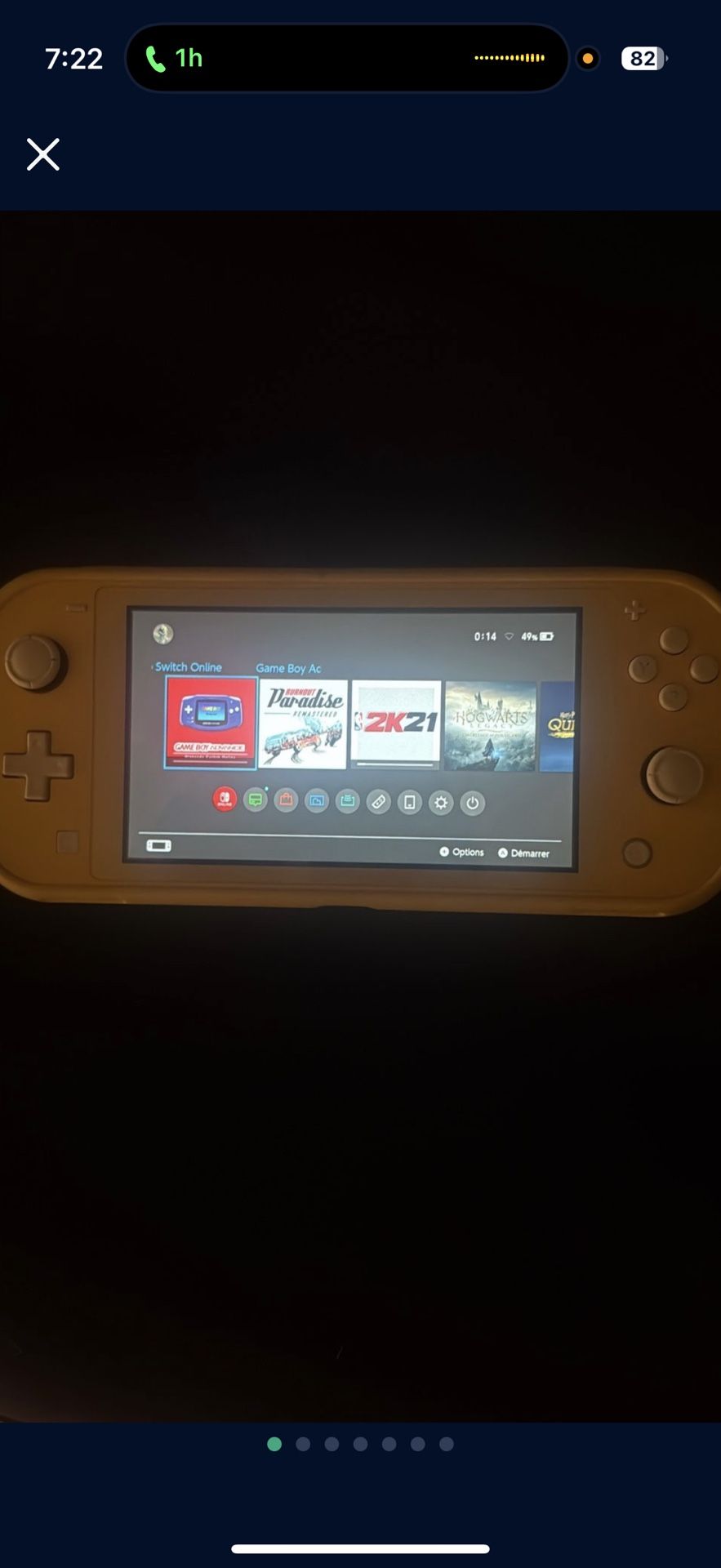  Yellow Nintendo Switch Lite With 4 Games And Plastic Case