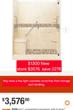 ✨️ American Bath Factory Roma Freedom Grand Hinged 32 in. x 60 in. x 80 in. Center Drain Alcove Shower Kit in Desert Sand and Satin Nickel #0309