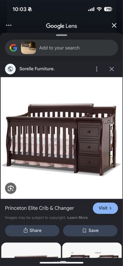 Crib & Dresser Bundle – Solid Wood, Pickup Only