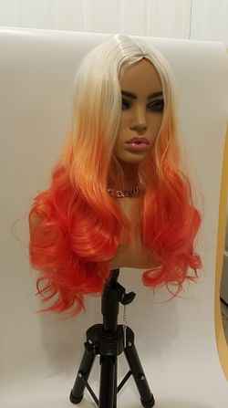 Long Red Wavy Wig