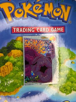Japanese Pokémon Arbok Weezing Holographic Prism Sticker Card