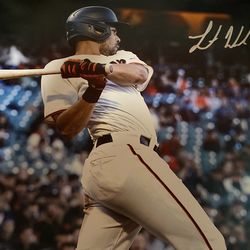 Lamonte Safe Jr Signed San Francisco Giants Poster 