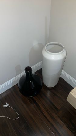Pair of Glass House Decor