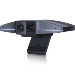 MAXHUB Intelligent 180° Panoramic 4K Huddle Room Video Camera - Inclusive Video Conferencing Camera with Full Room Coverage - Easy to Set Up Wide Angl