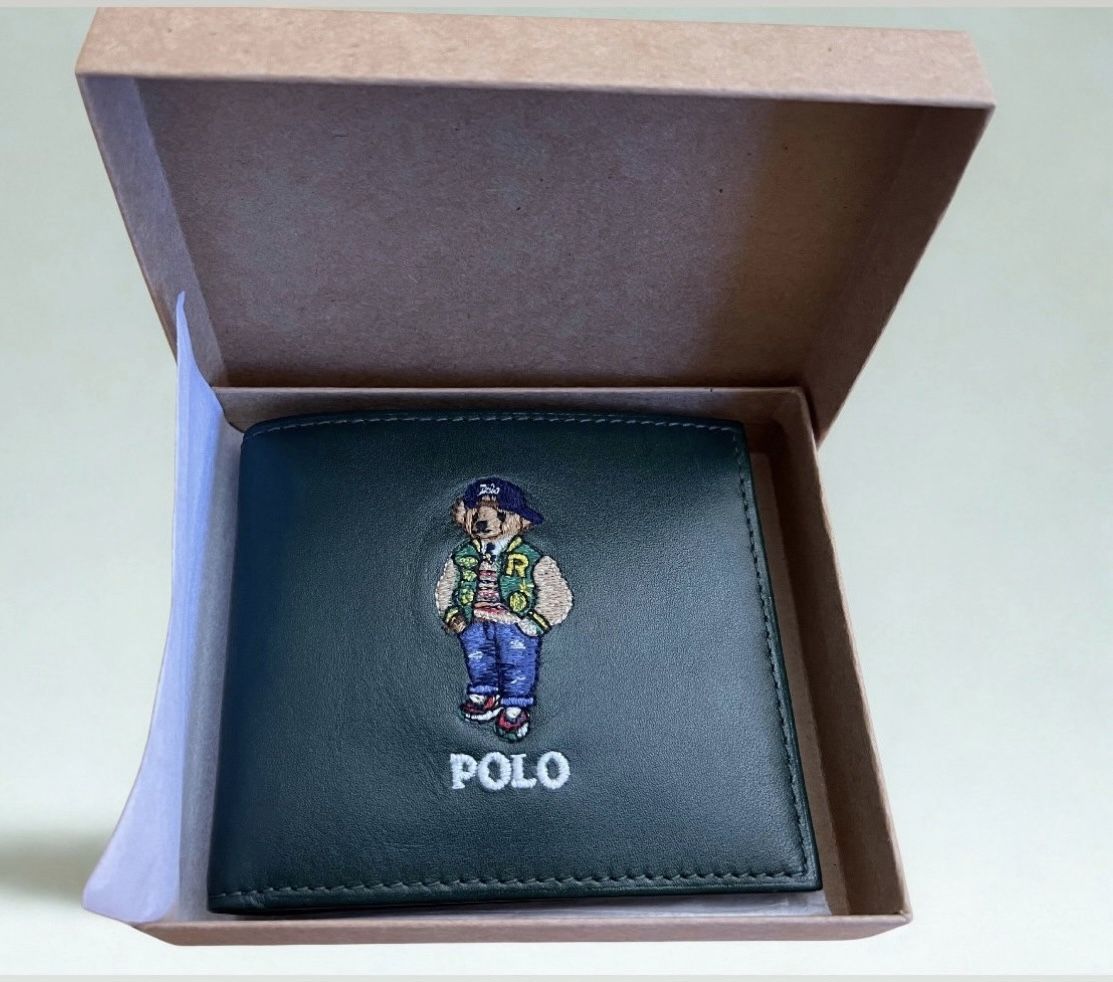 Green Polo Bear Wallet