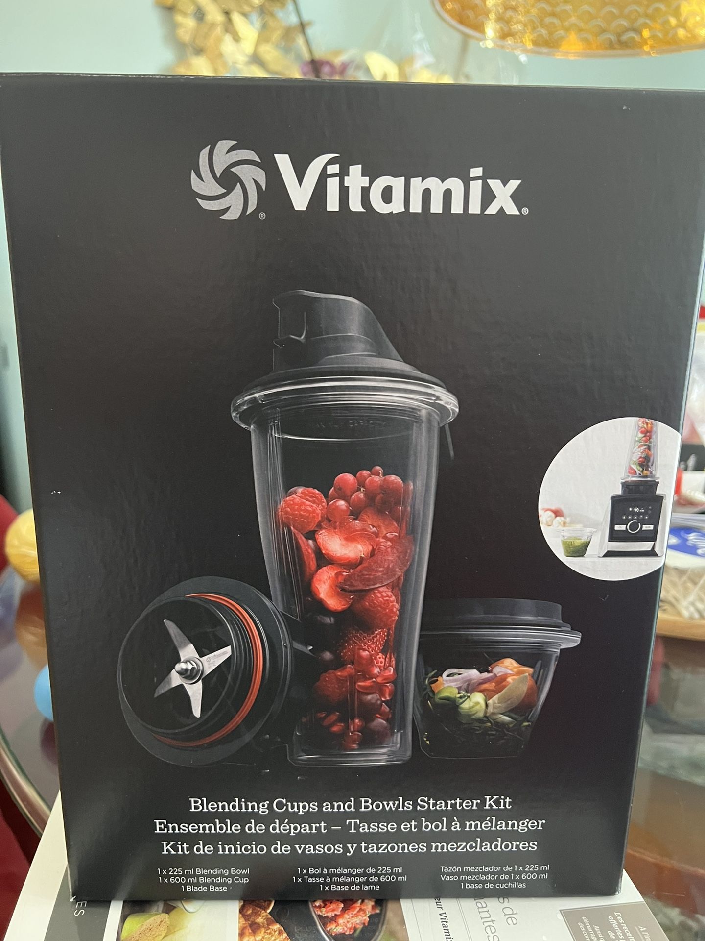 Vitamix Blending Cups Starter Kit, Clear