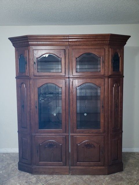 Solid Wood China Cabinet