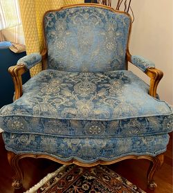 Antique bergere armchair