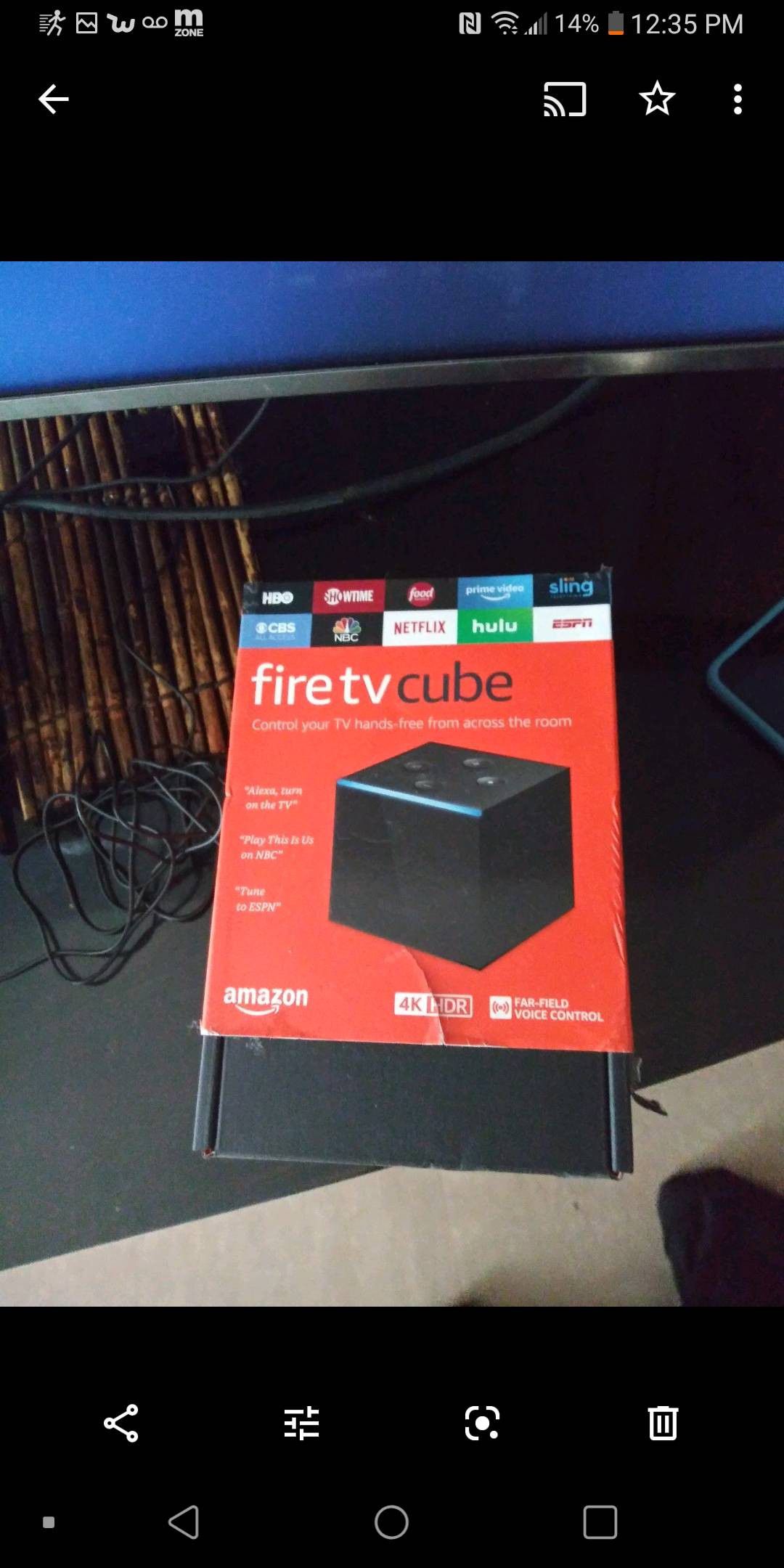 Amazon fire cube