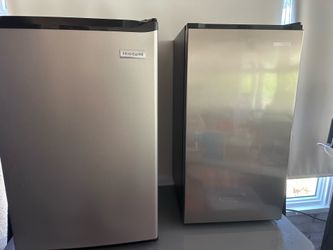 2 mini fridges for sale  and ice maker and can storage